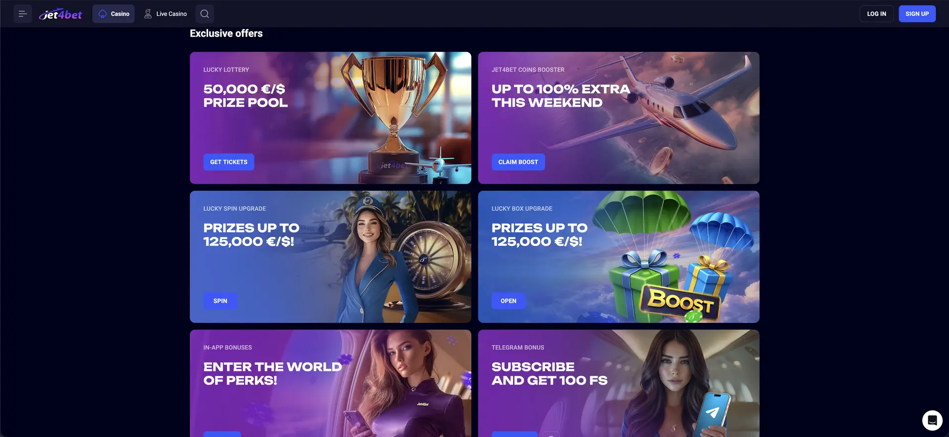 Jet4bet bonuses exclusive offers