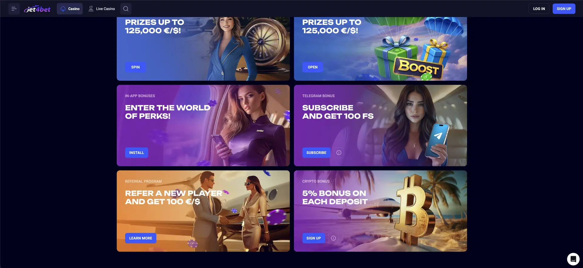 Jet4bet Krypto-Casino Deutschland preview