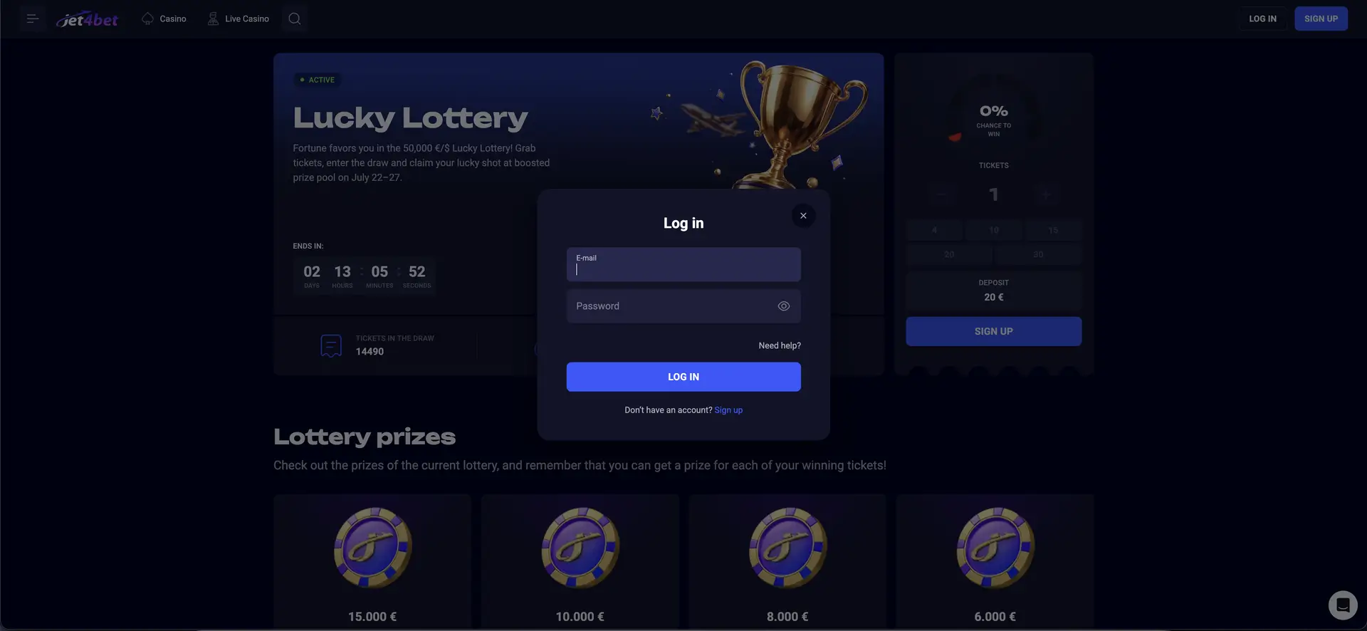 Jet4bet Login Deutschland preview